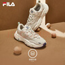 FILA斐乐女鞋跑步鞋情侣同款老爹鞋MARS火星鞋男鞋休闲运动鞋 【女款】奶白/木薯粉-GT 38 实拍图