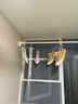 MYMOODHOUSE伸缩晾衣杆浴帘杆免打孔窗帘杆衣柜挂衣杆阳台支撑杆白色90-160 实拍图