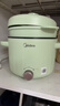 美的（Midea）电煮锅 泡面火锅宿舍小电锅 电蒸锅 多功能多用途电热锅 2.6L蒸煮一体XZE2066 配蒸笼【国家补贴】 实拍图