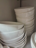 洁雅杰陶瓷碗家用米饭碗釉下彩5.5英寸饭碗小碗面碗餐具套装6只装纯白 实拍图