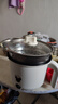 电煮锅小电锅电锅一体多功能锅宿舍用1-2人煮面锅 不粘内胆锅1.4L+不锈钢蒸笼 实拍图