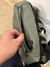 锐步防泼水轻量化双肩包多隔层耐磨运动背包透气可调肩带灰绿色加大号 实拍图