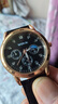 正品男士手表高档休闲石英表简约气质男表皮带高颜值罗马时尚腕表 黑色运动款 实拍图