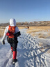 Naturehike挪客雪豹户外全地形徒步雪套沙漠护脚套防水防雪登山男女防沙鞋套 深红/S【鞋码36-39】 实拍图