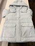 波司登25年羽绒服女士冬季90绒加厚脱卸帽修身中长款休闲百搭外套 实拍图