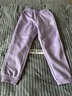 361°童装 儿童裤子25春季男女童3-14岁针织长裤 【加绒】紫霞 150 实拍图