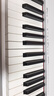 卡西欧（CASIO）CDPS110电钢琴新手入门乐器88键重锤初学者便携儿童成人电子钢琴 CDP-S110+便携X架 白色琴头 实拍图