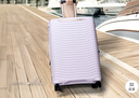 新秀丽（Samsonite）行李箱28英寸简约大波浪箱大容量旅行拉杆箱KJ1丁香紫密码箱 实拍图
