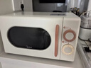 美的（Midea）小滋味系列微波炉变频家用奶油风百搭复古转盘式一级能效微波炉以旧换新20L（M2H2） 实拍图
