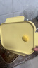 希乐扣Cilock耐热玻璃饭盒上班族带饭微波炉便当盒餐盒密封碗保鲜盒 三隔+餐包 实拍图