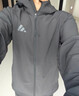 adidas拒水防风休闲连帽夹克外套男女秋季新款阿迪达斯官方轻运动 黑色   XL   实拍图