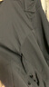 优衣库女装防风拉链连帽外套/内里摇粒绒户外防水472150 09 黑色 M /160/84A 实拍图