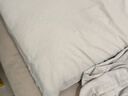 MUJI易干柔软被套套装 床上四件套 藏青色格纹 床单式/加大双人床用 实拍图