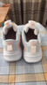 361°童鞋 儿童跑鞋25冬季女中大童旋钮扣革面回弹运动鞋 白33 实拍图