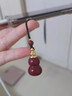 自由说朱砂葫芦吊坠项链可打开空心瓶子转运珠挂件护身符男款挂件配饰 朱砂吊坠 实拍图