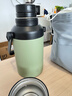 小米大肚保温杯 户外保温水壶 双饮保冷杯  316L便携水杯 橄榄绿 1L 实拍图
