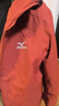 美津浓（MIZUNO）户外夹克男连帽梭织透气情侣锋衣加绒加厚加棉外套男上衣 实拍图