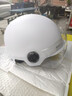 3c认证电动车头盔新国标通用女男士电瓶车防晒四季镜片夏季安全帽 3C认证 白色【送透明短镜】 实拍图