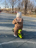 酷骑儿童滑板车V2二合一多功能童车重力转向静音1-5岁生日礼物经典绿 实拍图