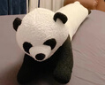 野兽派家居（tbh）熊猫嘭嘭条形抱枕 床头靠垫沙发腰枕长条毛绒公仔 熊猫嘭嘭 PANDA POMPOM 条形抱枕 115cm*22cm 含枕芯 实拍图