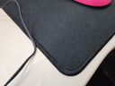 灵蛇（LINGSHE)鼠标垫 260*210*3mm家用办公游戏电脑桌垫  精密包边防滑  可水洗  黑色 实拍图