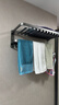 卡贝吸盘毛巾架卫生间免打孔折叠浴巾架浴室一体置物架子毛巾挂杆 实拍图
