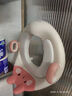 世纪宝贝（babyhood）儿童马桶圈男女宝宝坐便器马桶辅助便圈PVC软坐垫 小兔子 甜橙粉 实拍图