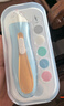 好伊贝（HOY BELL）婴儿电动磨甲器电动打磨器新生儿专用防夹肉指甲剪套装USB款蓝色 实拍图