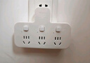 公牛（BULL）转换插头/品字形一转三插座/无线转换插座/电源转换器 适用卧室、厨房 3位分控开关插座 蓝白款 实拍图