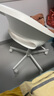宜家（IKEA）LOBERGET洛贝里特马尔夏转椅家用靠背椅办公椅书桌椅 白色转椅+深灰椅垫 实拍图