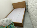 全友家居 北欧原木风板式床1.35x2米次卧室学生单人床家用简约木板床 实拍图
