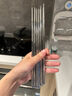 京东京造 筷子 家用食品接触级316L不锈钢加长火锅筷【抑菌防滑】36cm*2双 实拍图