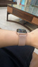 Apple/苹果 Watch Series 10 智能手表GPS款42毫米玫瑰金色铝金属表壳淡桃粉色运动型表带M/L MX1V3CH/B 实拍图