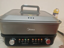 美的（Midea）火锅专用锅 电火锅 电煮锅8L多功能锅 鸳鸯锅分区控温 分体式多用途锅火锅锅HGS382712 实拍图