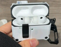 创思米 适用于AirPods Pro二代保护套pro2防摔磁吸保护壳苹果无线蓝牙耳机套防丢分体式智能弹盖 白色 实拍图