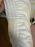 三彩2025冬季新款休闲裤松紧腰宽松直筒裤长裤简约M 奶白色预售[付款15天内]发 M 160/68A 160/68A 实拍图