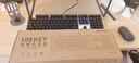 达尔优（dareu）EK815机械合金版机械键盘 有线键盘 游戏键盘 108键单光 多键无冲  吃鸡键盘 黑银青轴 实拍图
