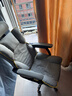 科幻猩电竞椅电脑游戏椅舒服久坐家用椅子办公椅可躺可升降椅座椅躺椅 超纤皮-灰色+头枕+加厚海绵坐垫-钢制脚 滑轨扶手 实拍图