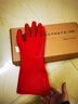 双安 1级带电作业用绝缘手套 手型 测试电压10KV使用电压3KV 高压电工防电橡胶手套 实拍图
