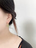 唐后（TH）和田玉轻奢气质银耳钉女纯银耳环玉石新中式耳坠国风礼物女 实拍图