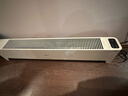美的（Midea）【APP智能】石墨烯家用踢脚线取暖器 遥控电热电暖器 浴室速热电暖气 节能暖风机全屋升温HDS22LYR 实拍图