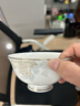 陶相惠骨瓷高脚米饭碗中式家用10个装防烫手吃饭碗汤碗金边陶瓷碗套装 实拍图