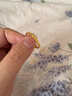 周六福  黄金戒指女款碎碎冰车花亮面指环送女友 计价 14号-1.87g 实拍图