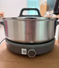 美的（Midea）0涂层电火锅不锈钢超薄速沸火锅专用锅分体可拆电热锅多功能锅6.5L电煮锅多用途锅HGS30G1 实拍图