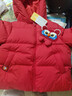 巴拉巴拉童装儿童羽绒服男童女童2025新款春装拜年服红色国风宝宝外套加厚 实拍图