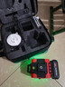 德力西（DELIXI）12线高精度强光细线红外线水平仪户外绿光激光自动调平水仪 【绿光8线】双电+底座+上墙架 实拍图