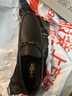 金利来（Goldlion）男鞋商务休闲鞋舒适轻质透气时尚皮鞋59683019201A黑43码 实拍图