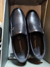 蜘蛛王男士皮鞋一脚蹬春秋商务休闲皮鞋真皮中老年爸爸鞋 48475 黑色 37 实拍图