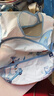babycare宝宝吃饭罩衣儿童围兜婴儿反穿衣防脏辅食围裙 鲸鱼乐车 80码 实拍图