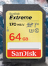 闪迪（SanDisk）64GB SD内存卡 4K V30 U3 C10 相机存储卡 读速170MB/s 写速80MB/s 高速连拍 微单/单反相机 实拍图